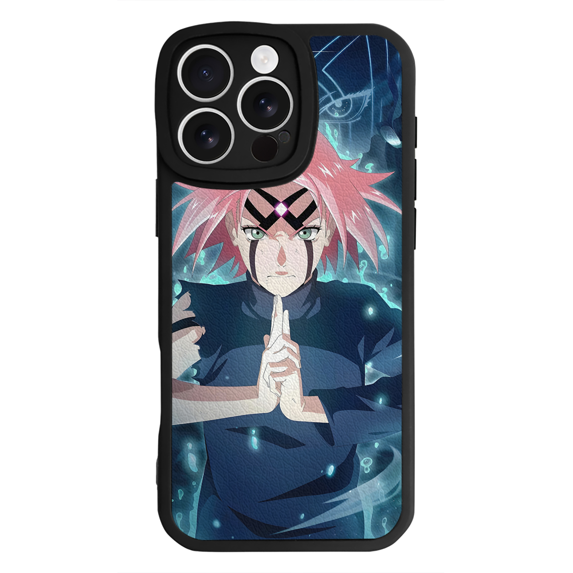 （画像用） NARUTO -ナルト- NARUTO -ナルト- 疾風伝 【iPhone 16シリーズ対応】シリコンスマホケース（レザー調） 材質：シリコン